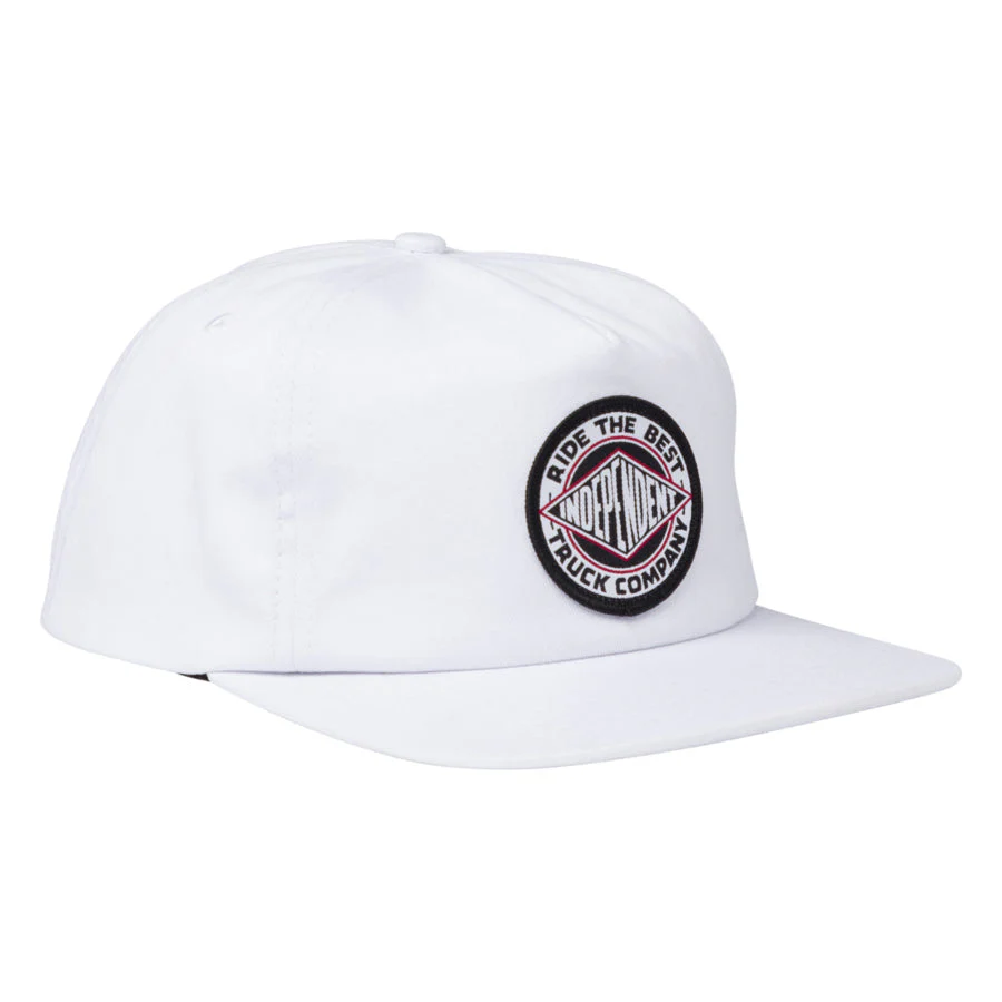 INDEPENDENT BTG Summit Unstructured Snapback Hat White - Image 3
