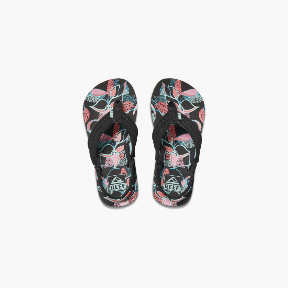 REEF Little Ahi Sandals Kids Layered Floral - Image 3