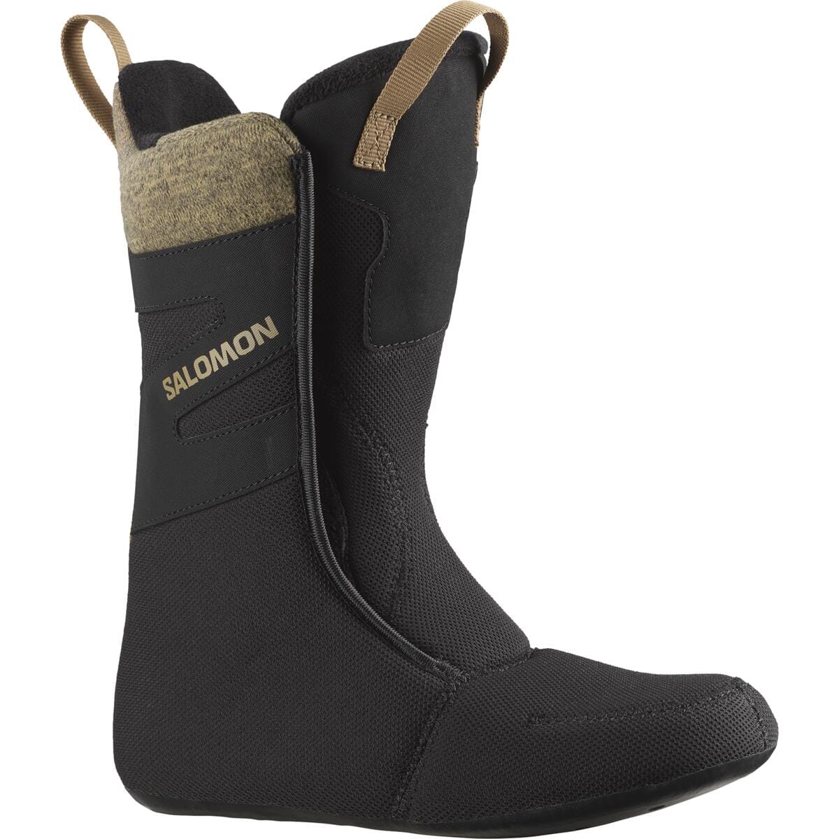 SALOMON Women's Kiana Dual BOA Snowboard Boots Black/Black/Sepia Tint 2025 - Image 4