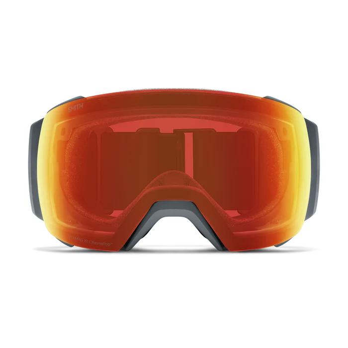 SMITH I/O MAG XL Slate - ChomaPop Everyday Red Mirror + ChromaPop Storm Blue Flash Snow Goggle - Image 3