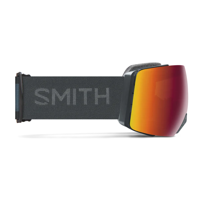 SMITH I/O MAG XL Slate - ChomaPop Everyday Red Mirror + ChromaPop Storm Blue Flash Snow Goggle - Image 5