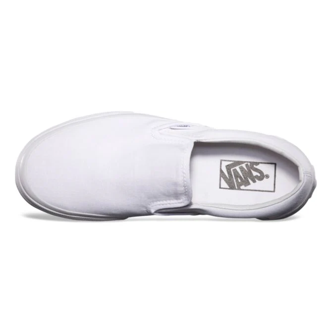 VANS Classic Slip On Shoes True White - Image 3