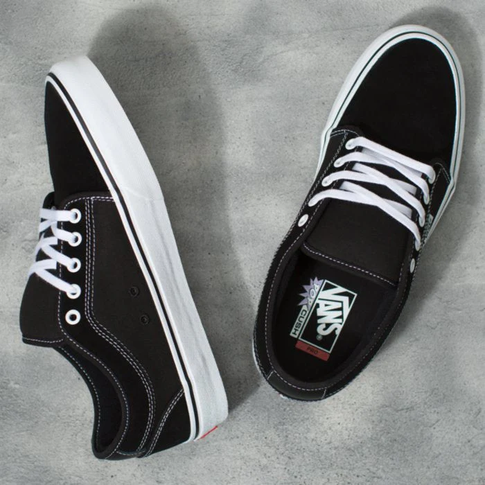 VANS Skate Chukka Low Shoes Black/White - Image 3