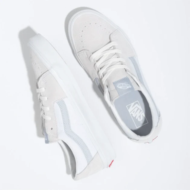VANS Women's Sk8-Low Shoes Clouds Grey Dawn - Image 3