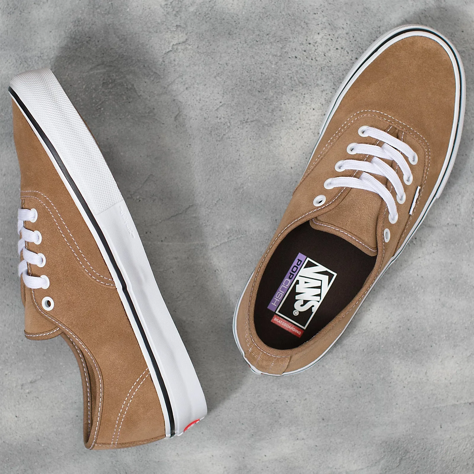VANS Women's Suede Skate Authentic Shoes Tobacco - Image 5