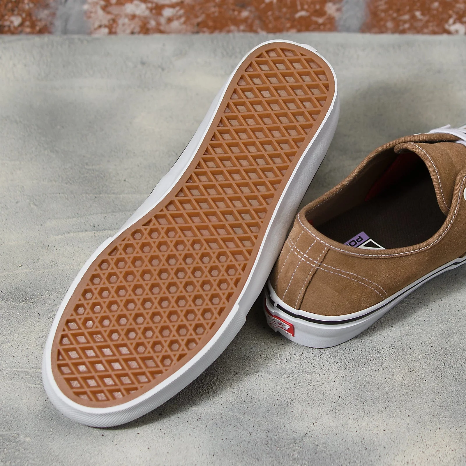 VANS Women's Suede Skate Authentic Shoes Tobacco - Image 6