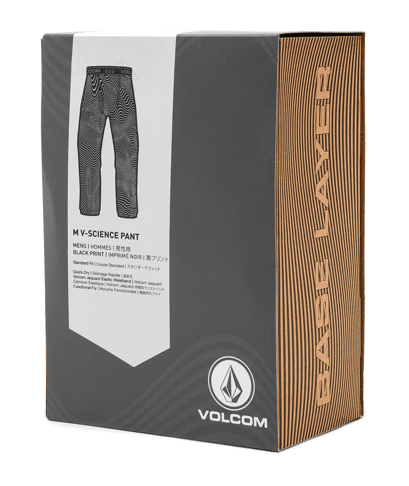 VOLCOM V-Science Base Layer Pants Black Print - Image 3