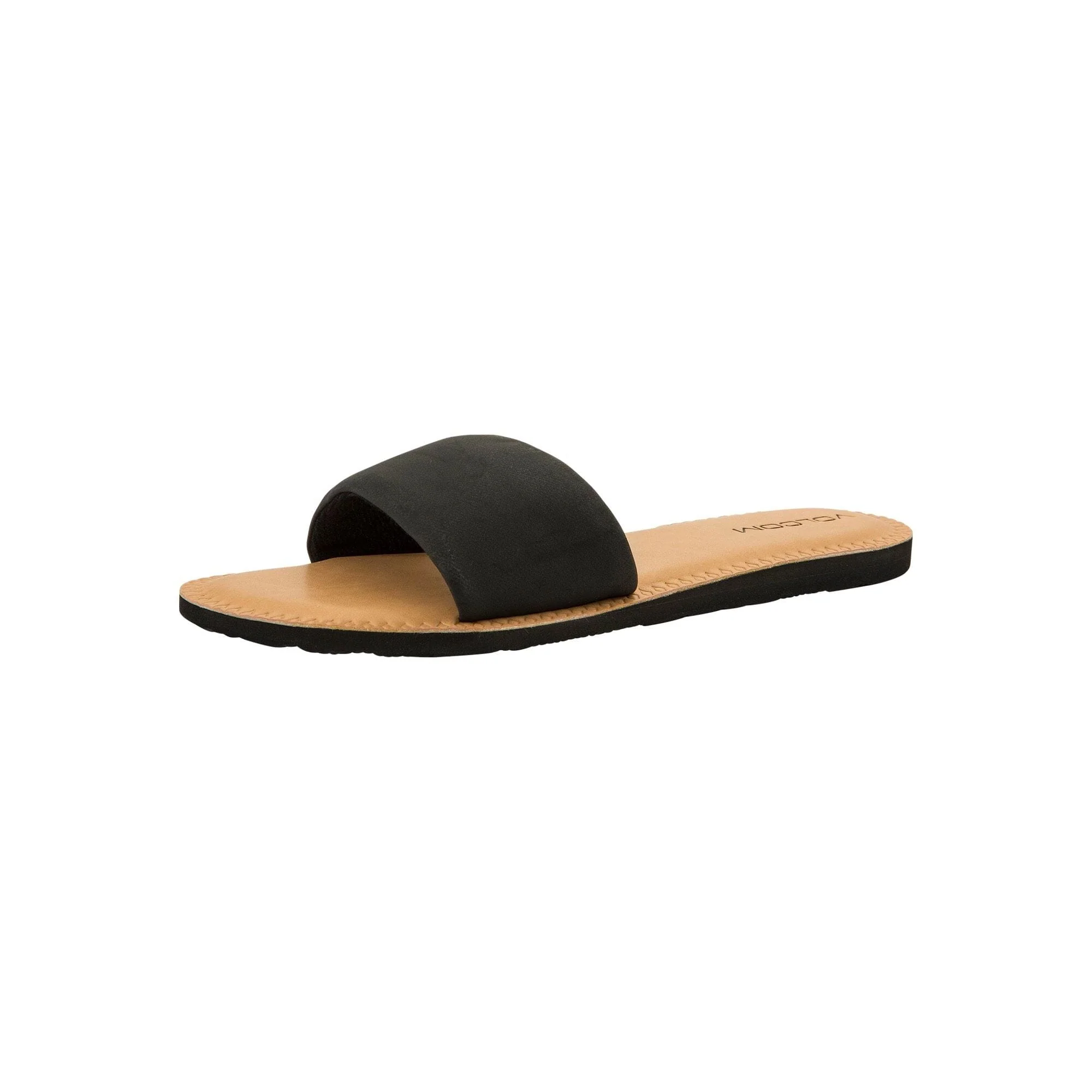 VOLCOM Women's Simple Slide Sandals Black - Image 3