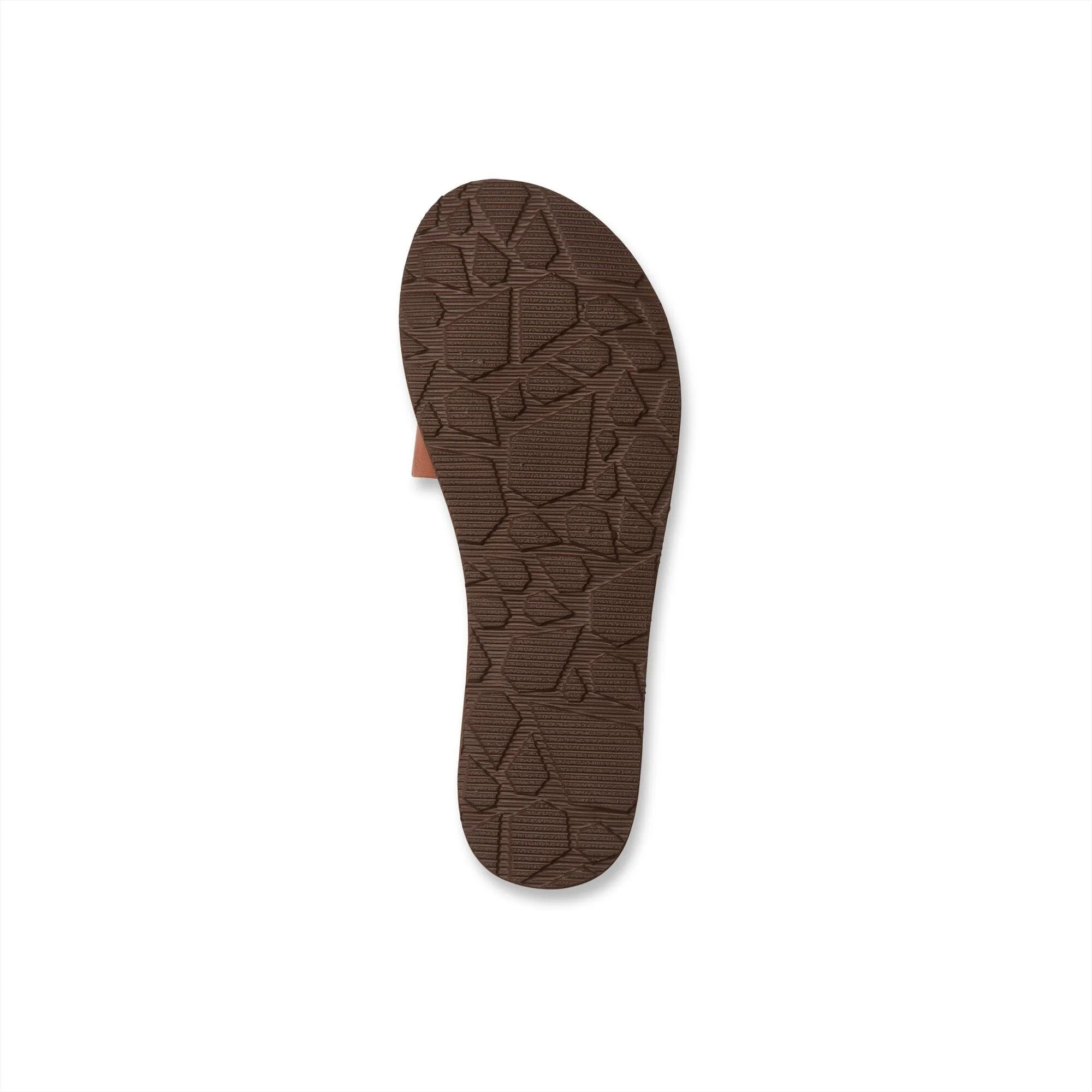VOLCOM Women's Simple Slide Sandals Dark Clay - Image 4